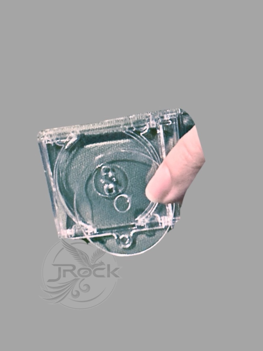 Clear Mini CD & Case Keychains. Durable, Quality. 1.57” x 1.57”